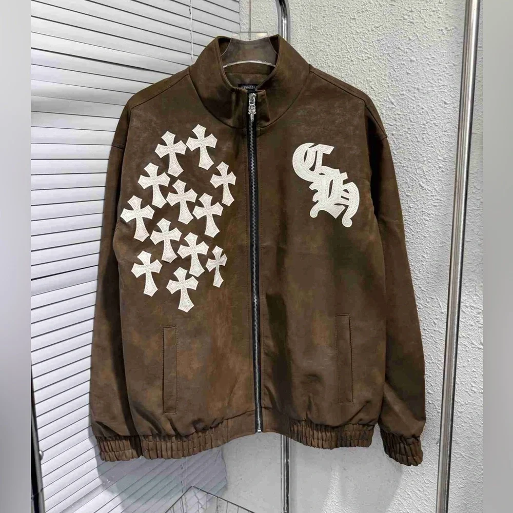 Chrome Hearts | Jackets & Coats | Chrome Hearts Brown Bomber With